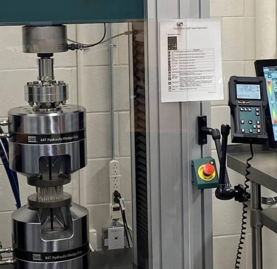 Honeycomb during compression test