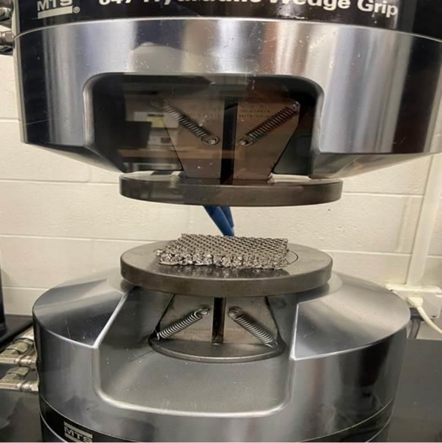 Honeycomb post compression test